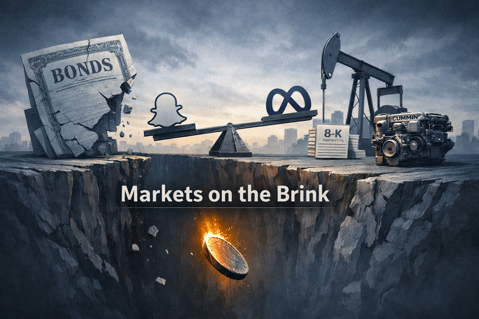 $META — Markets Parse Narrative Risk, Cheap Tech, and a 'Lost Decade' for Bonds — Snap, Meta, Cummins and Energy Speculation Drive Today's Flow episode artwork