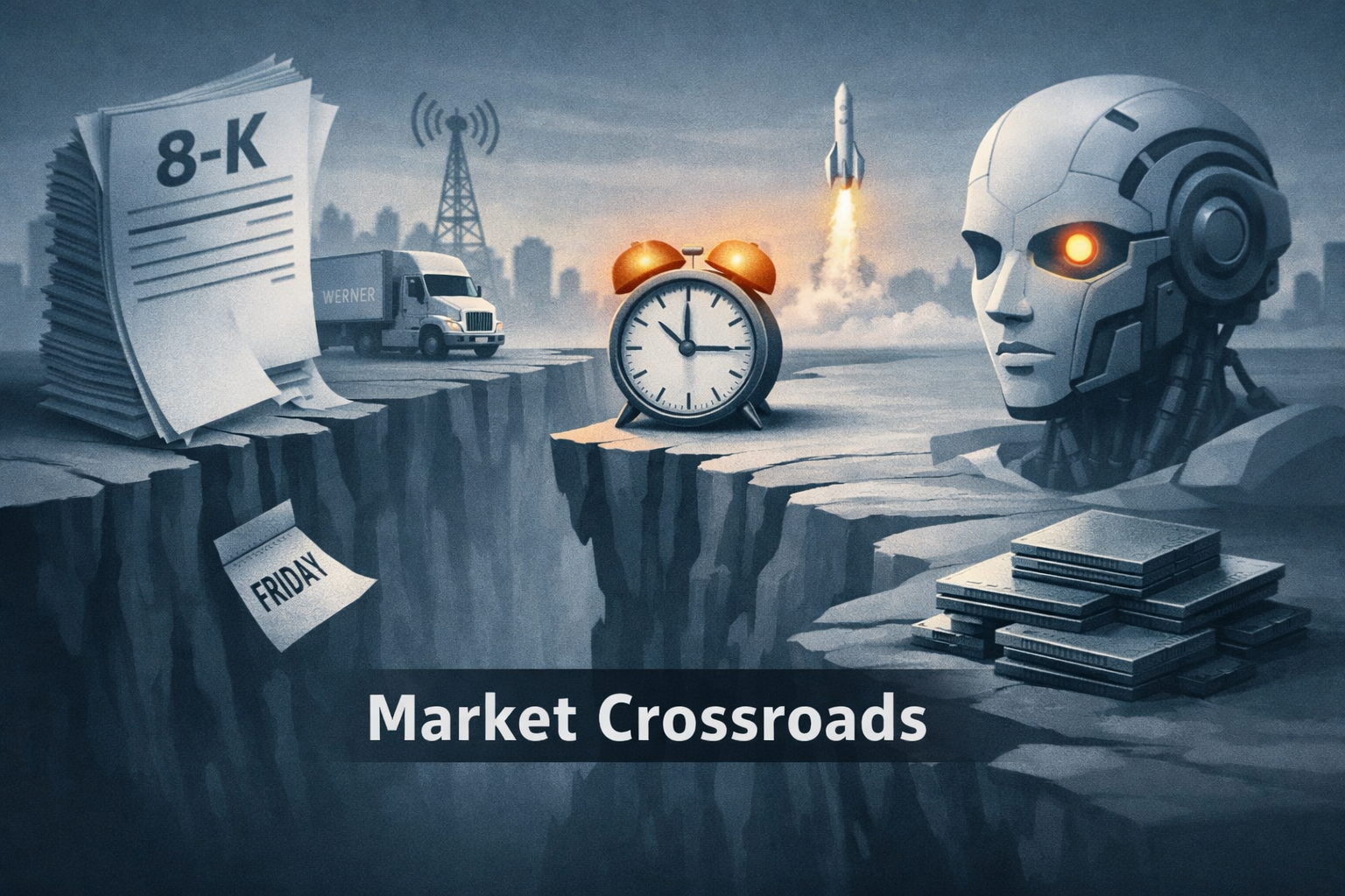Momentum, Holiday Gaps and Disclosure Flow: WERN Rally, Jobs Risk, $NVDA Visibility and a Wave of 8-Ks Define the Friday Close episode artwork