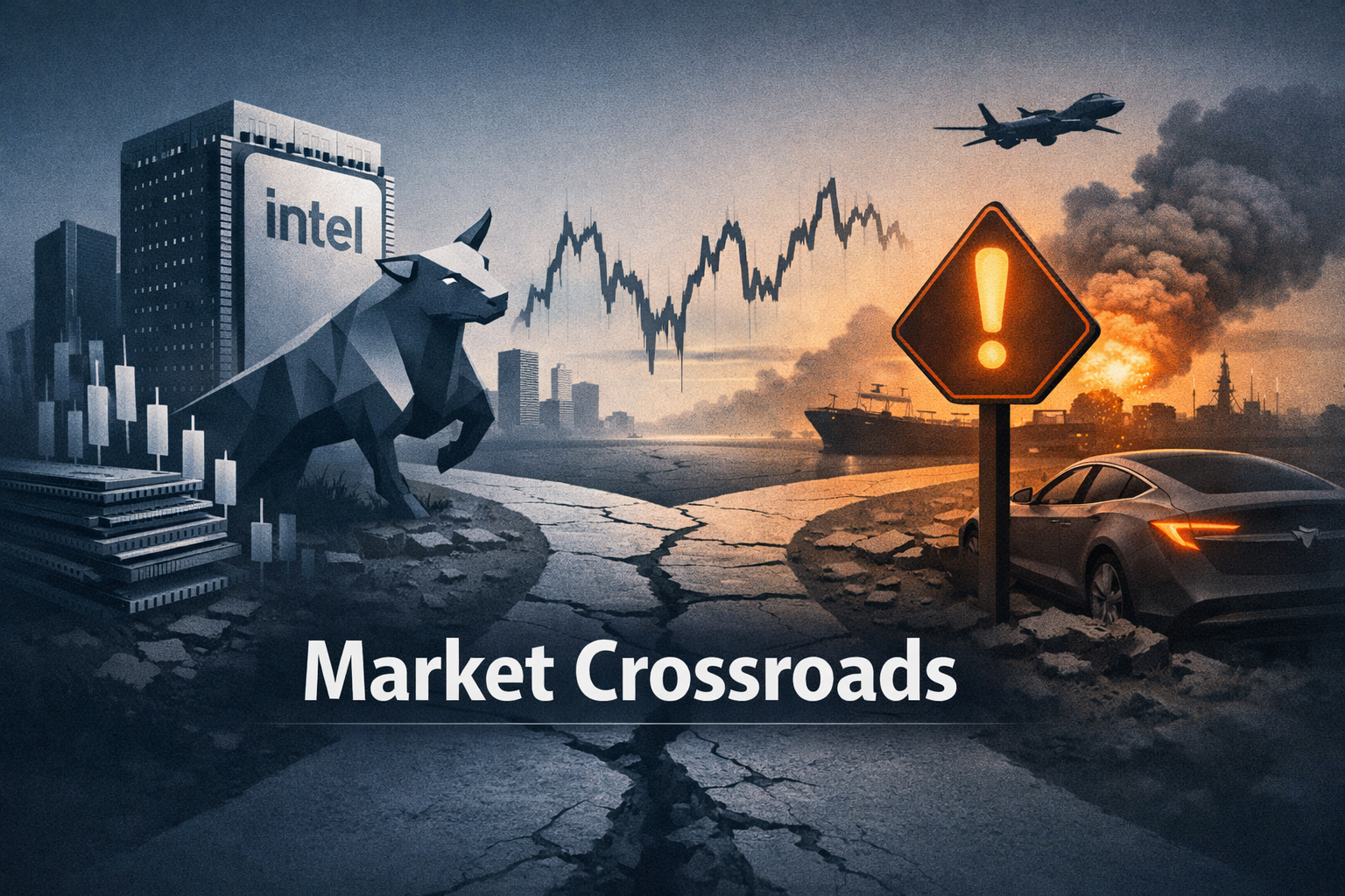 $INTC — Tech Momentum vs. Event Risk: Intel Surge, Index Strength and Heightened Volatility Ahead of Monday Reopen episode artwork