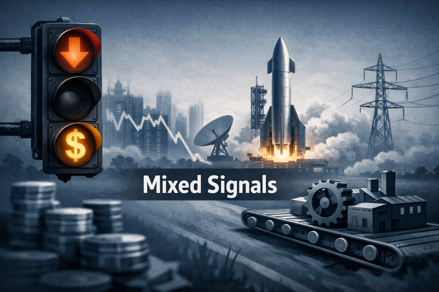 Mixed Signals: Tech Correction, SpaceX IPO Uncertainty, and Cash-Flow Signals from Industrials and Utilities episode artwork