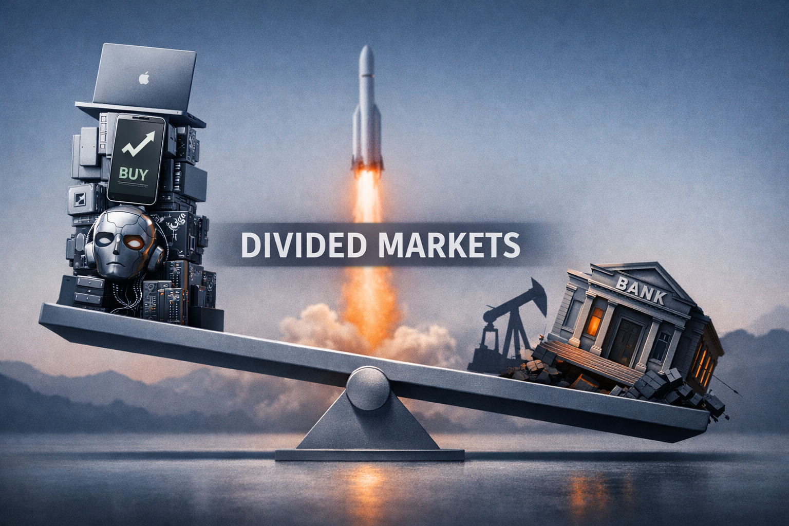 Mixed Momentum: Tech Leads as AI Volatility, Energy Cash Flows and Bank Earnings Create Divergent H2 Narratives episode artwork