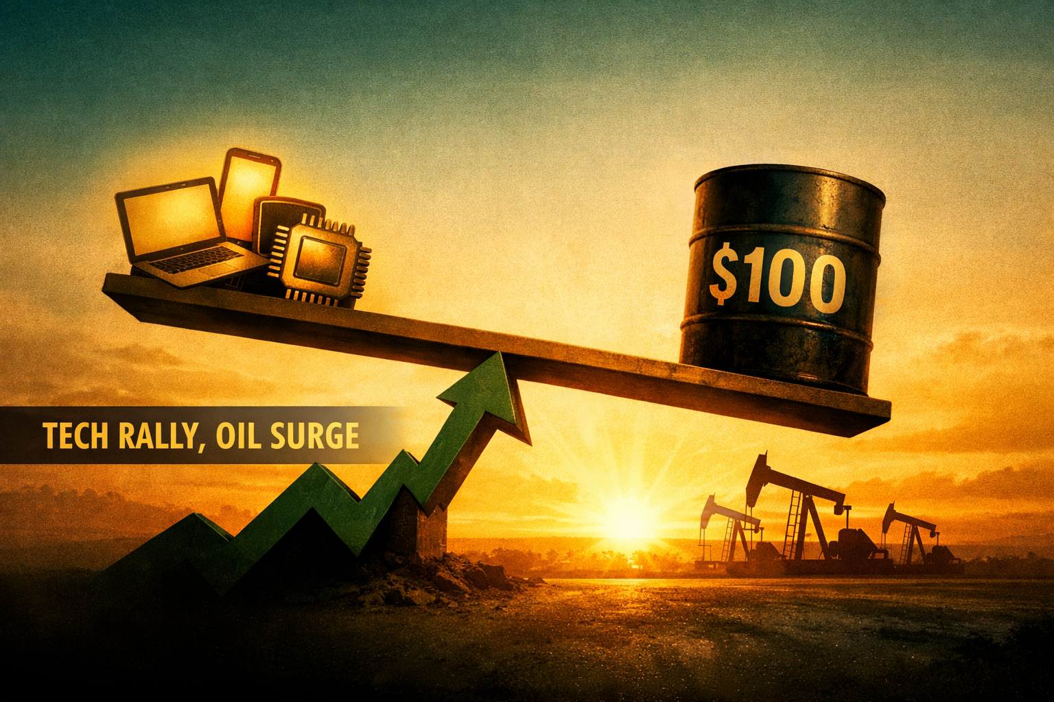 Risk-On Resume: Tech-Led Rally Lifts Benchmarks as Oil Holds Above $100 episode artwork