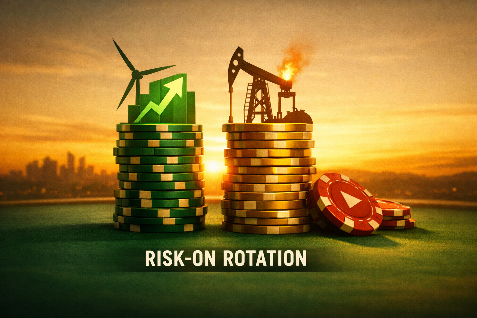 $NFLX — Tech and Energy Lead Risk-On Rally as Small Caps Lag; Netflix Slips Despite Beat episode artwork