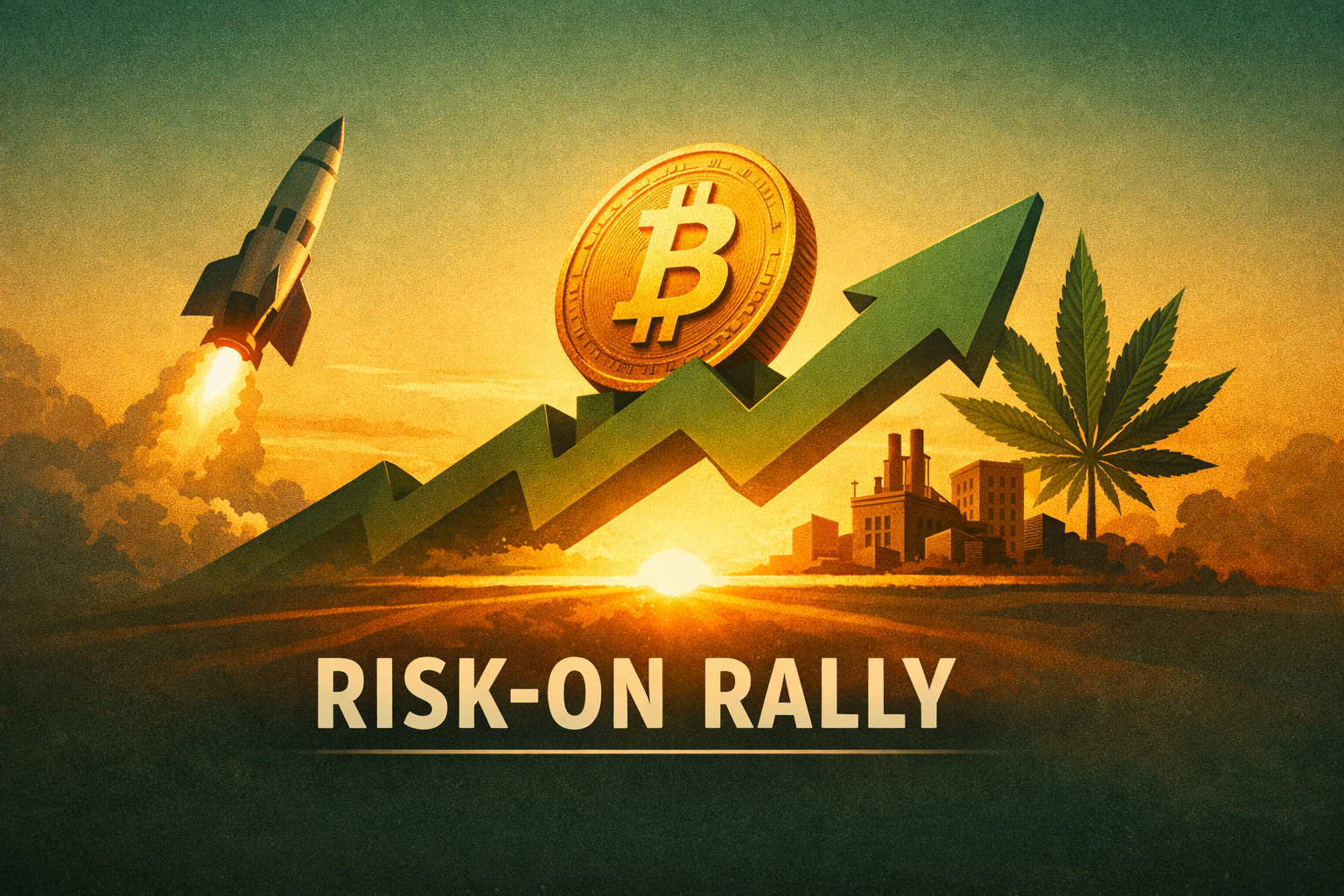 $MSOS $BTC — Risk-On Rally: Tech and Small Caps Lead as AI News, Cannabis Reprieve and Bitcoin Lift Sentiment episode artwork