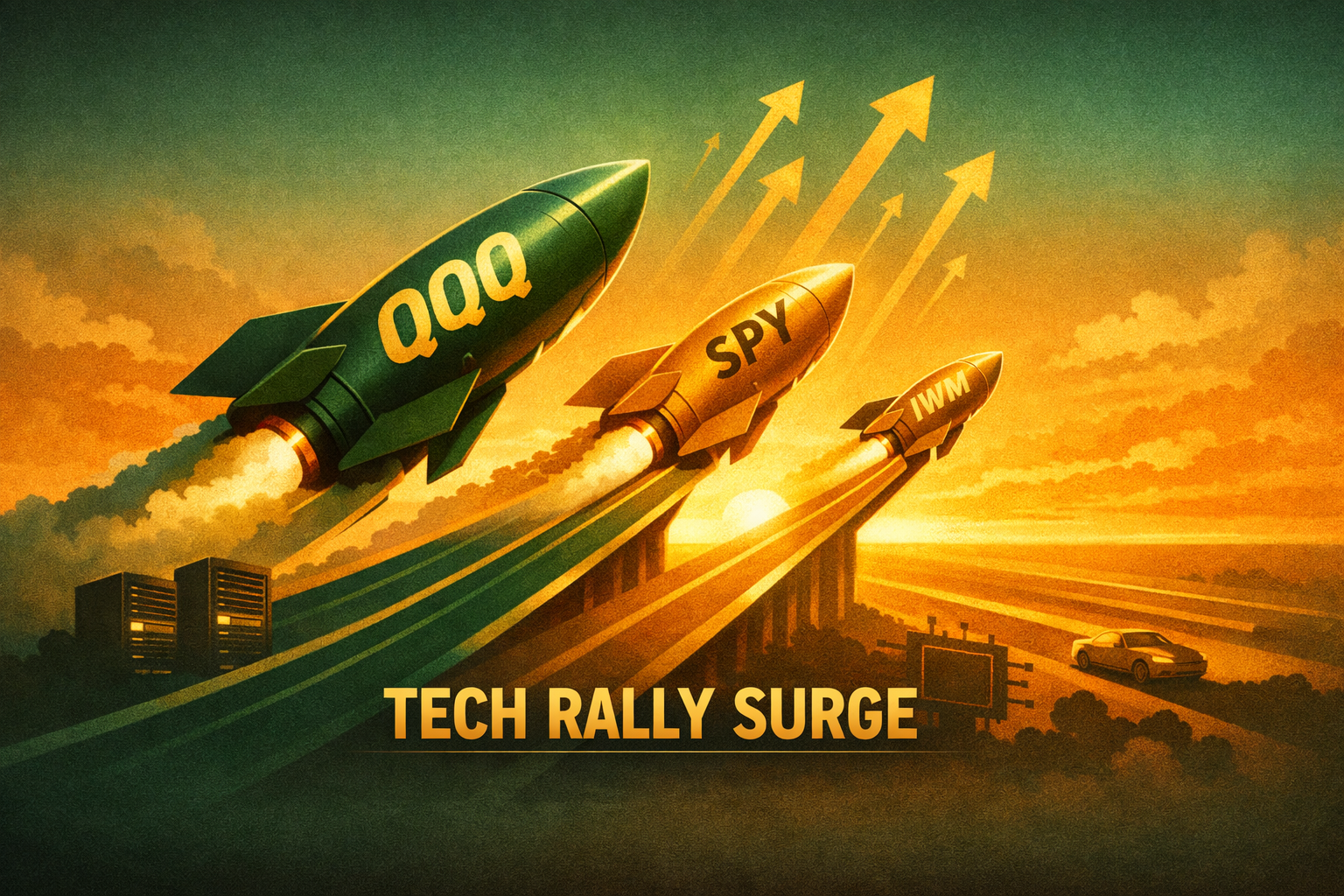 $UBER — Tech-Led Risk-On Rally: $QQQ Outruns $SPY as Small Caps Keep Pace — $AMD, $INTC and Uber Spark the Move episode artwork