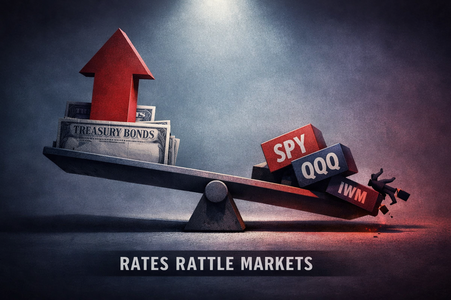 Risk-Off Mood as Yields Rise: $SPY, $QQQ Fall; Small Caps Underperform on Rate Jitters episode artwork