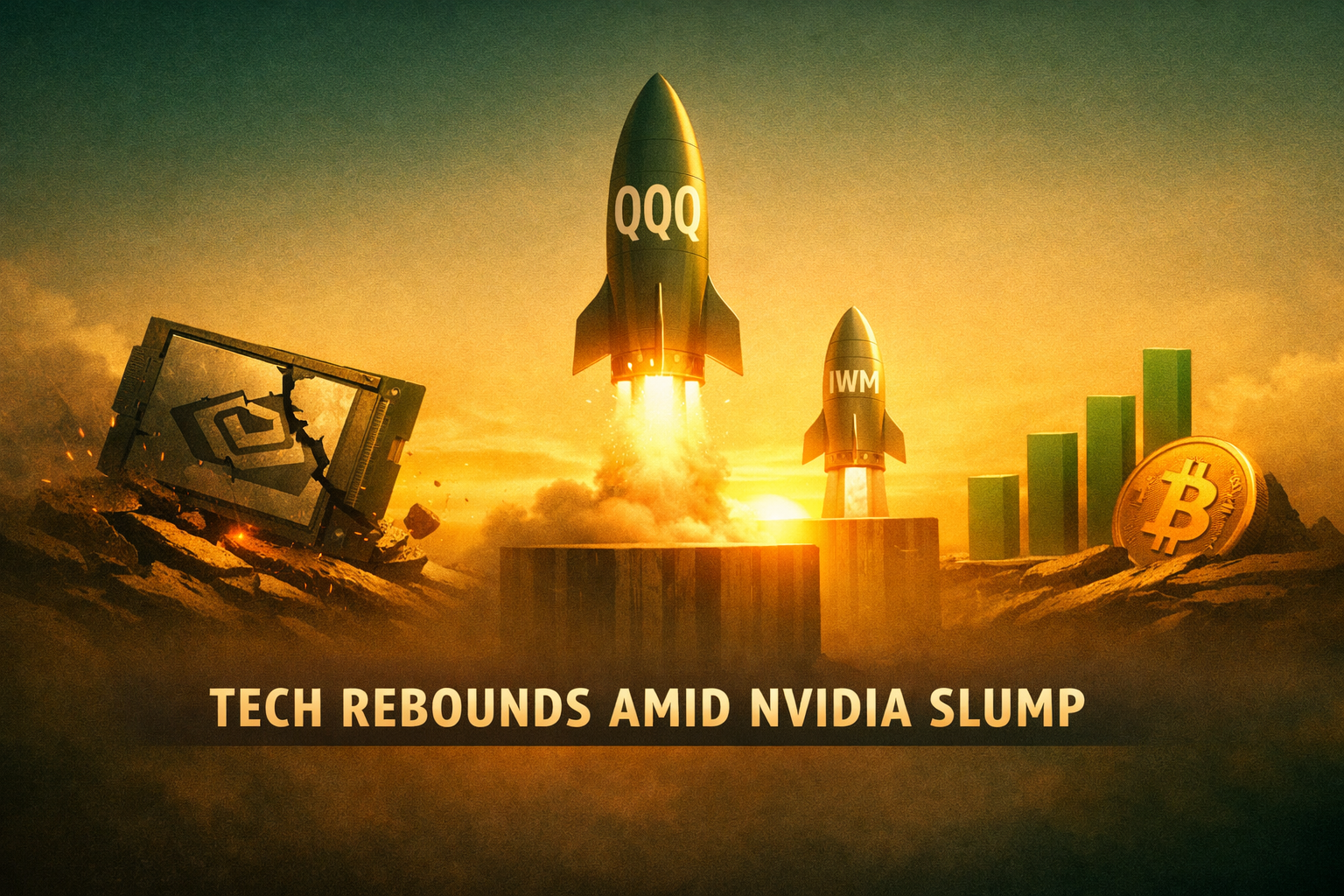 $NVDA — Tech Rebounds Despite a Nvidia Shock — $QQQ Leads, Small Caps Hold Their Ground episode artwork