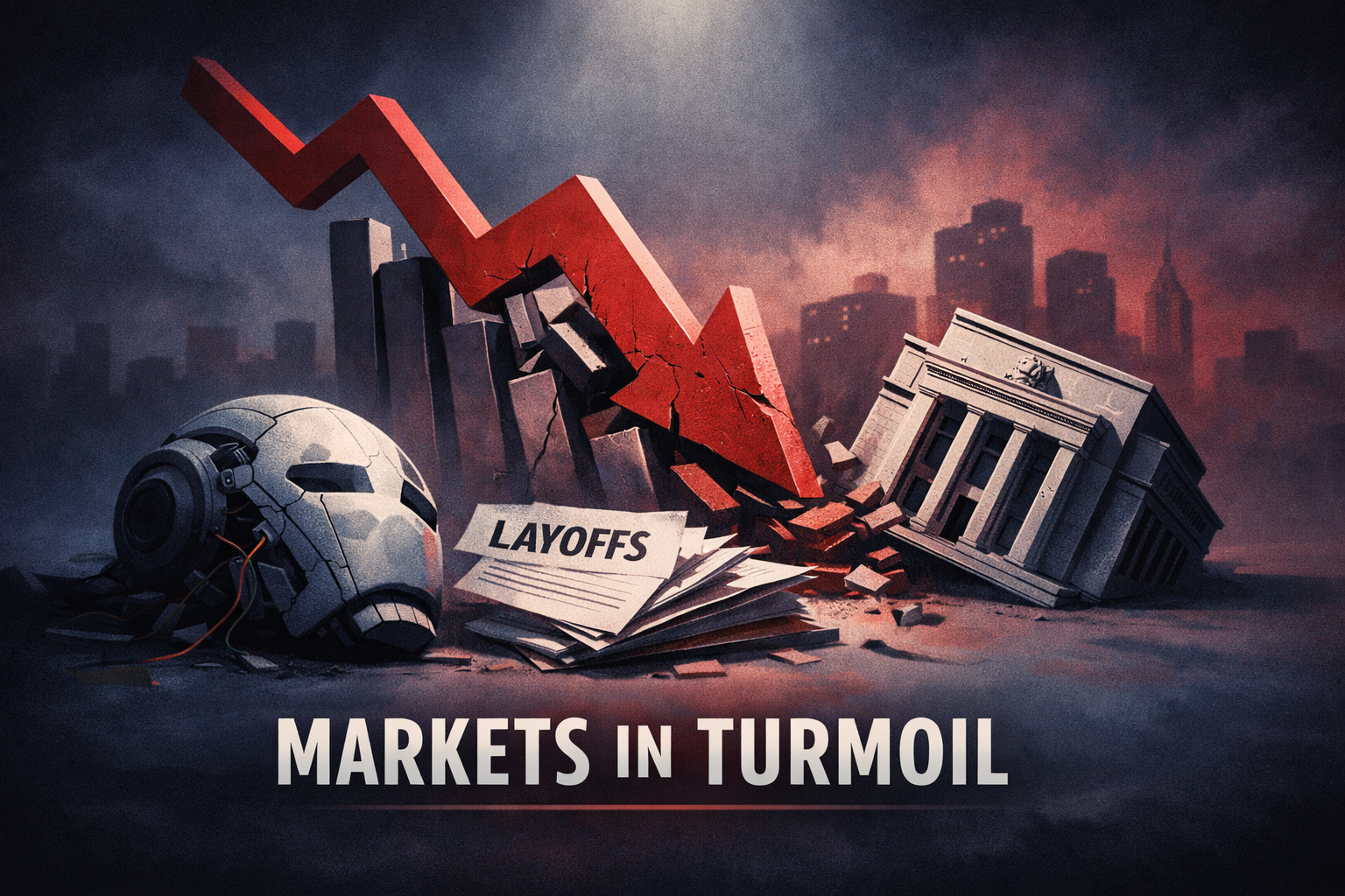 Tech-Led Risk-Off Sends Markets Lower as Investors Digest AI Layoffs, Fed Noise and Earnings Ahead episode artwork