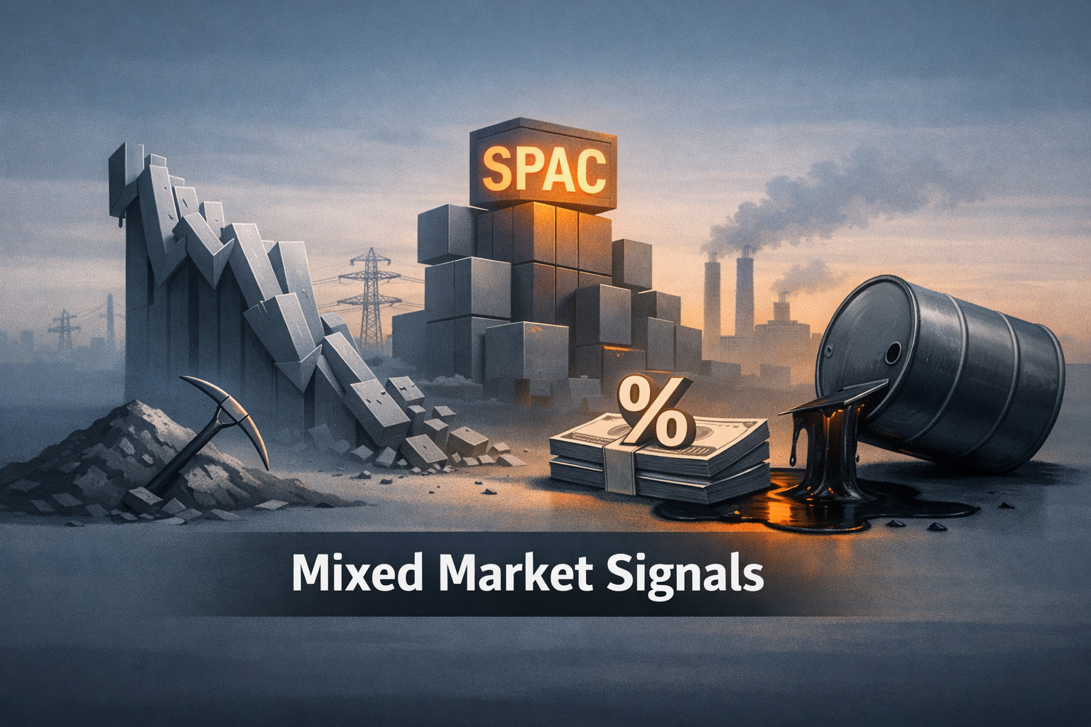 Tech-Led Pullback and SPAC Momentum Define a Mixed Market Session