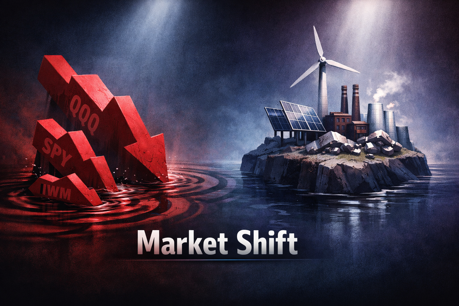 Risk-Off Ripples Send Tech and Large Caps Lower; Renewables, Materials Offer Pockets of Strength