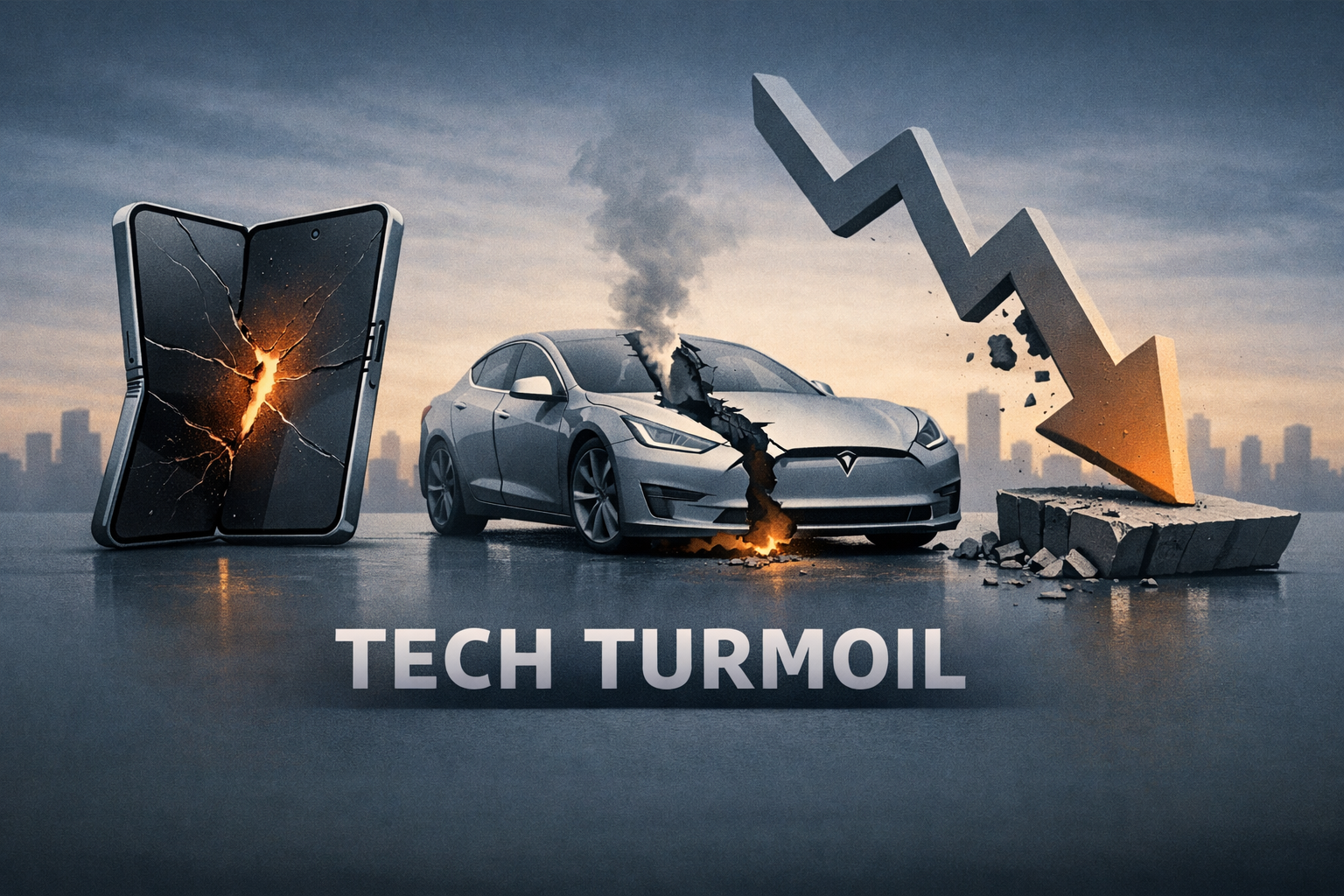 $TSLA $AAPL — Tech Pain and Auto Splits: Nasdaq Slides as Tesla, Apple Buckle Market Storylines episode artwork
