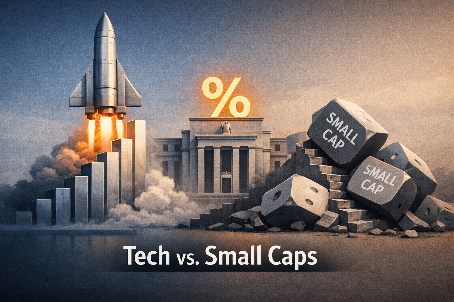 Large-cap Tech Drives Gains as Small Caps Stall — Markets Parse Sector-Specific Catalysts Ahead of Fed-Focused Week