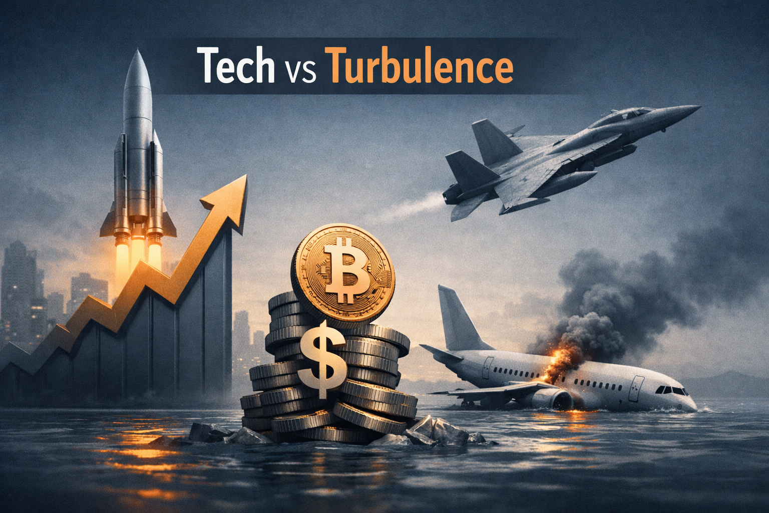 Tech Leadership and Defense Strength Offset Airline Pain as Markets Digest Fed Talk