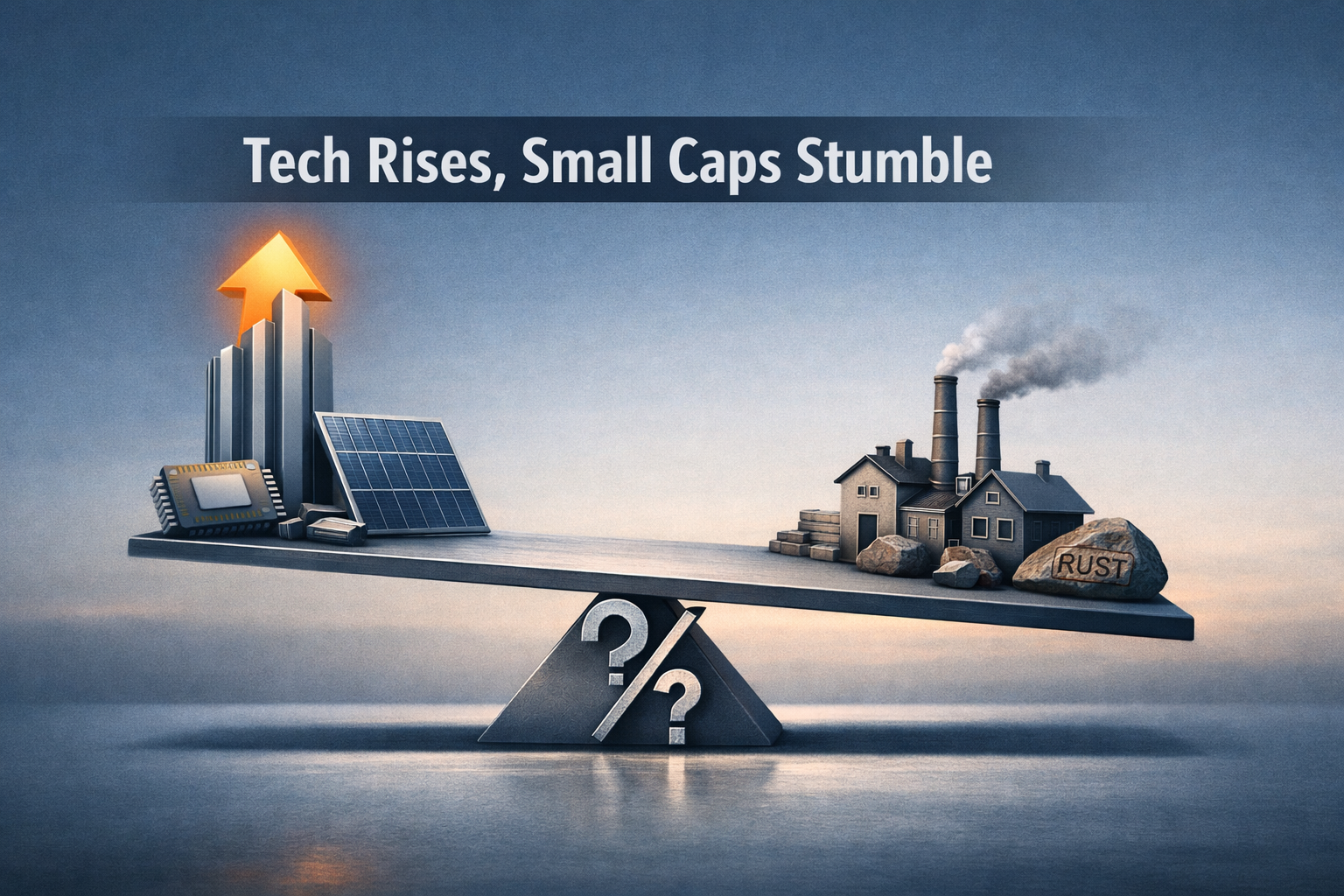 Tech-Led Gains, Small Caps Sidestepped: $QQQ Outperforms as Markets Parse Mixed Sector Signals