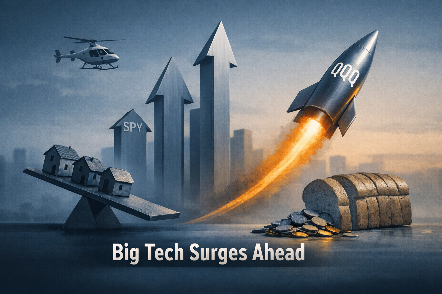 Big-Tech Leadership, Small-Cap Lag: $QQQ Outpaces as Fed Guidance and Sector Rotation Steer the Tape