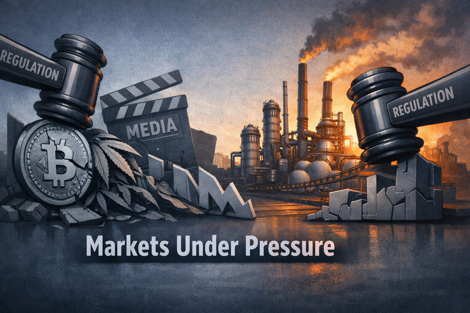 $MSOS $BTC — Midweek Drift: Regulators Pinch Cannabis & Crypto While Refiners Extend a Rare Run — $SPY, $QQQ Slip; Small Caps Lag episode artwork