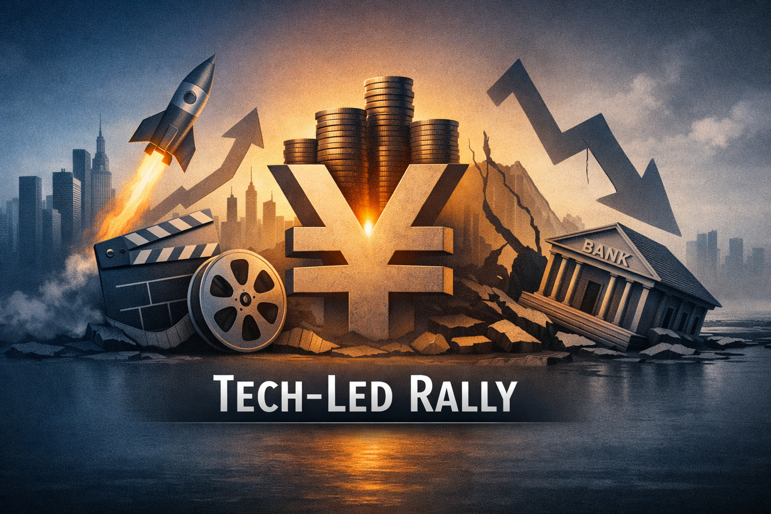 Tech-Led Risk-On Day as China Liquidity Boost Offsets Political and Banking Headwinds episode artwork