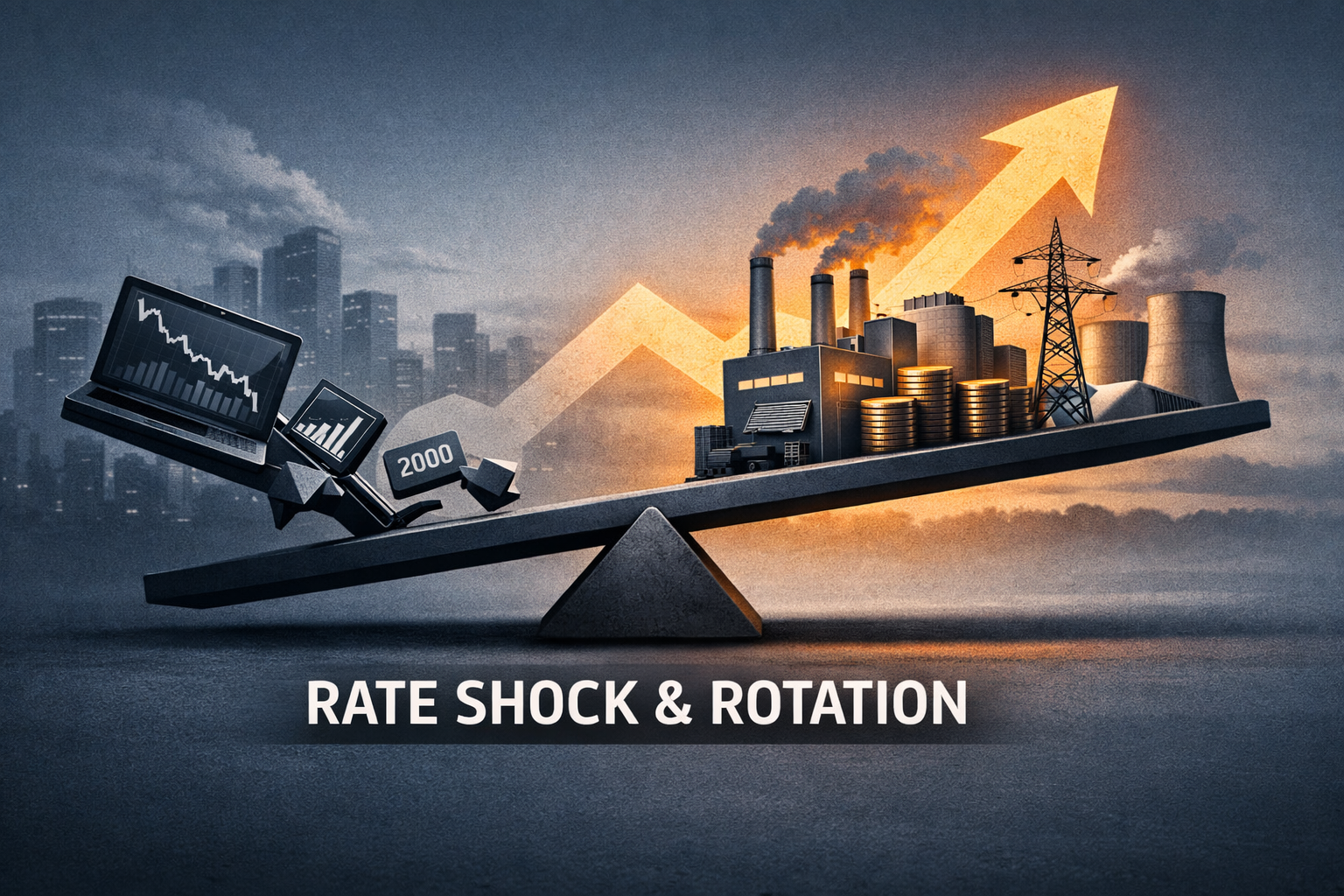 Rate Shock and Sector Rotation Drive a Mixed Tape: Yields Spike, Tech and Small Caps Slip While Industrials and Utilities Shine episode artwork