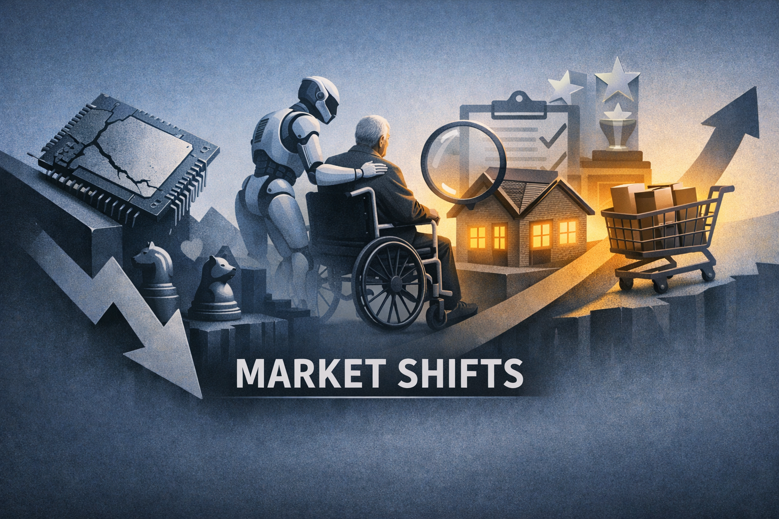$INTC — Market Snapshot — Intel Pullback, Assistive-Robotics Boom and Verisk-Roofr Tie-Up Lead the Tape (Apr 15, 2026)