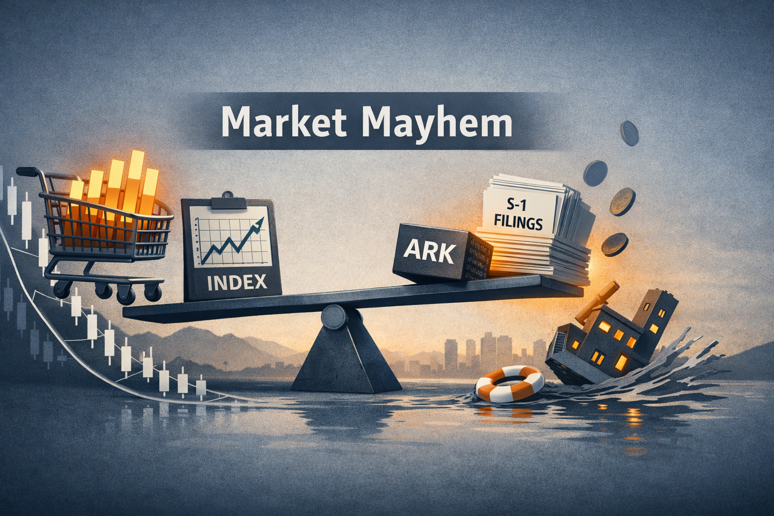 Retail Frenzy and Structural Flows Dominate Weekend Tape: Index Moves, ARK Shifts and a Flood of Microcap Volatility