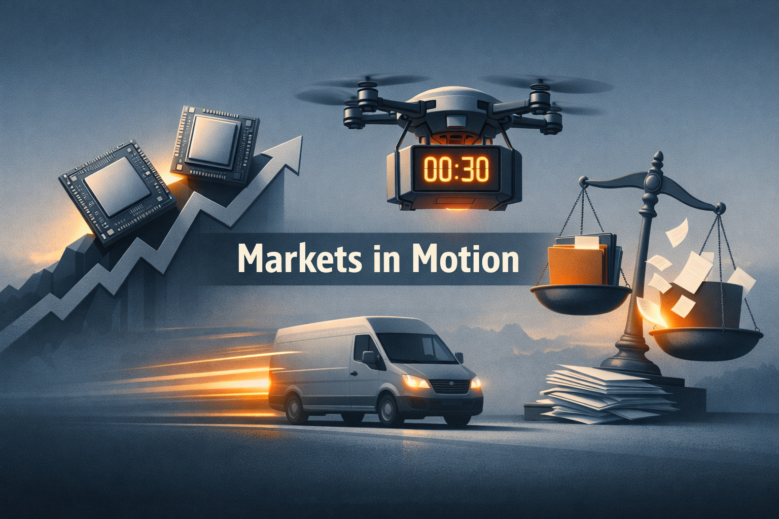 $AMZN — AI Chips, Faster Deliveries and Legal Headwinds: $NVDA/$INTC Rally, Amazon’s 30-Minute Push and a Wave of Corporate Actions