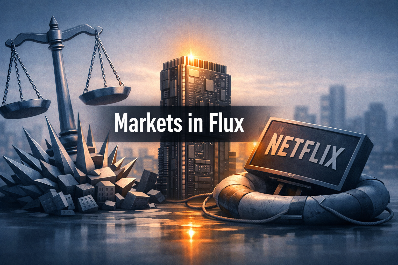 $NFLX $NVDA — Legal Spikes, an NVIDIA Tie-Up and a Netflix Relief Rally: Markets Digest — July 1, 2026