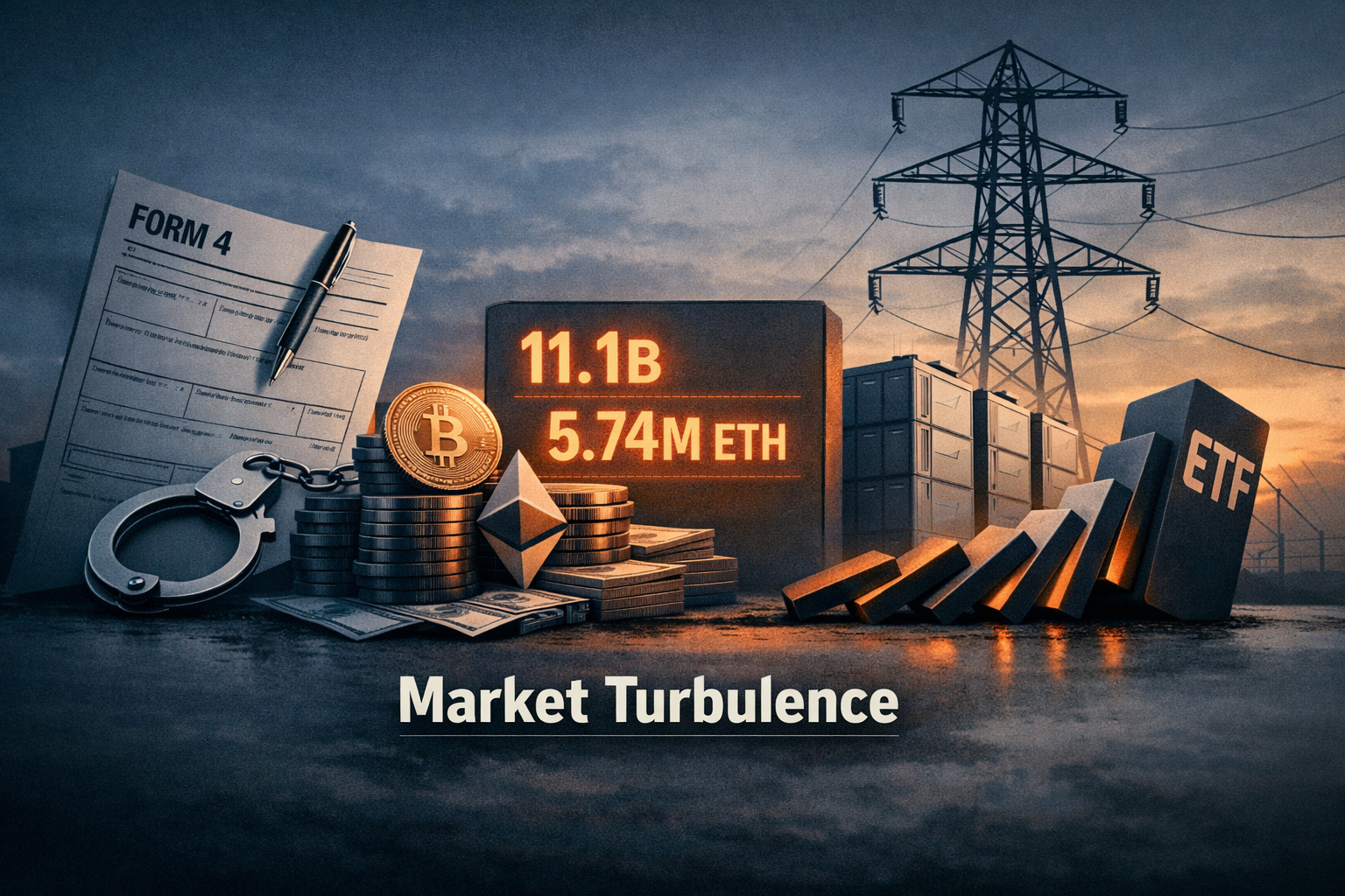 $BTC — Legal Knock-On Effects and Large-Scale Energy & Crypto Moves Dominate Tape — $UNH Form 4, Bitmine Correction, Battery Storage Deal Lead the Day