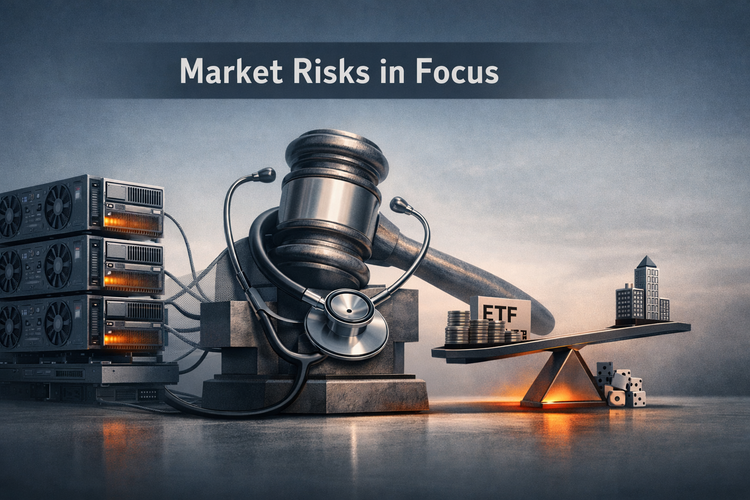 AI Compute Infrastructure, Legal Risk in Healthcare and ETF NAV Noise Lead Wednesday’s Market Chatter