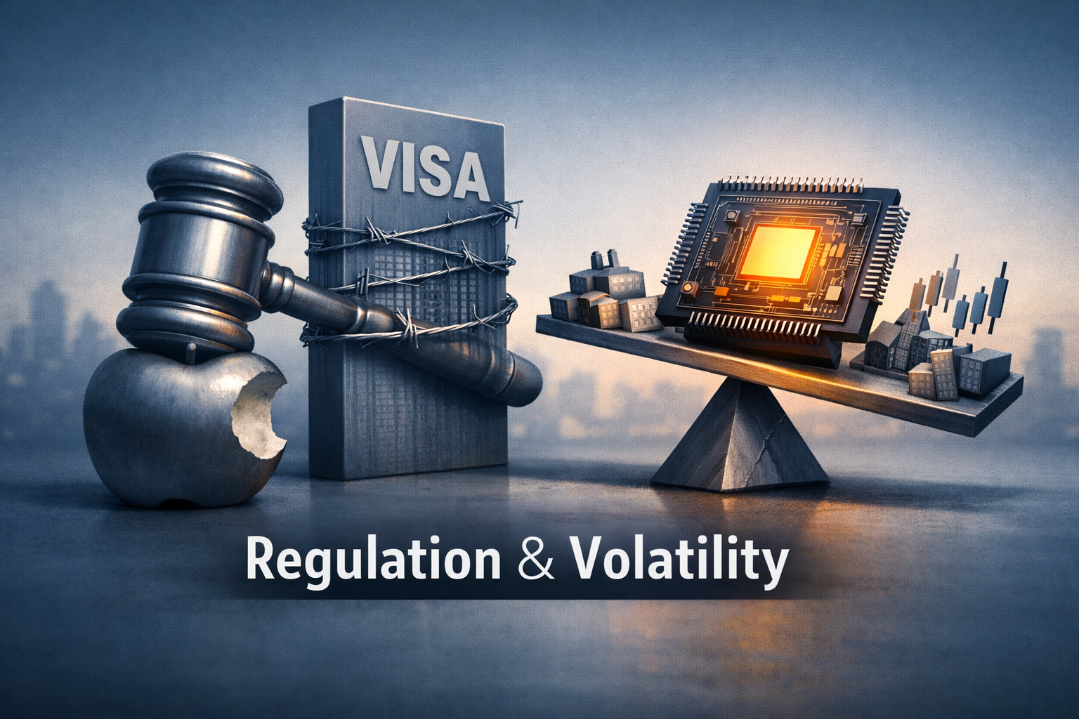 $AAPL — Regulatory Shifts and Chip Volatility Dominate Friday: Apple DOJ Talks, $U.S. Visa Tightening, Big Moves in Semiconductors