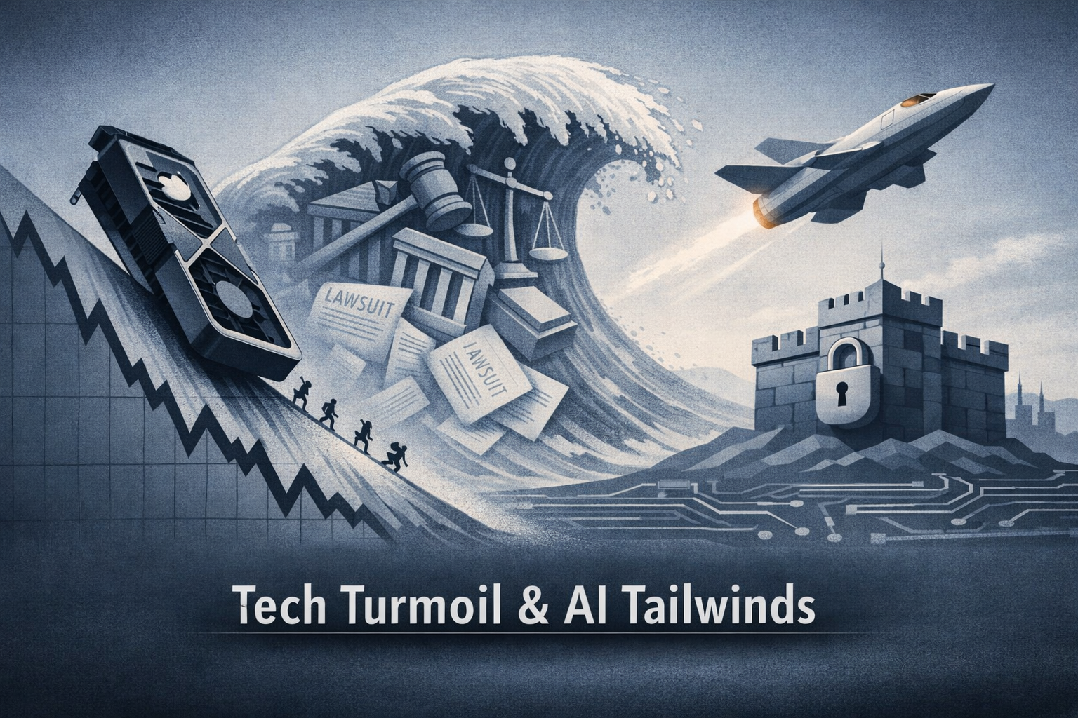Tech Slide, Litigation Wave and AI Tailwinds: $NVDA Pullback, Multiple Securities Suits, and Fortinet Upgrade Lead the Day episode artwork