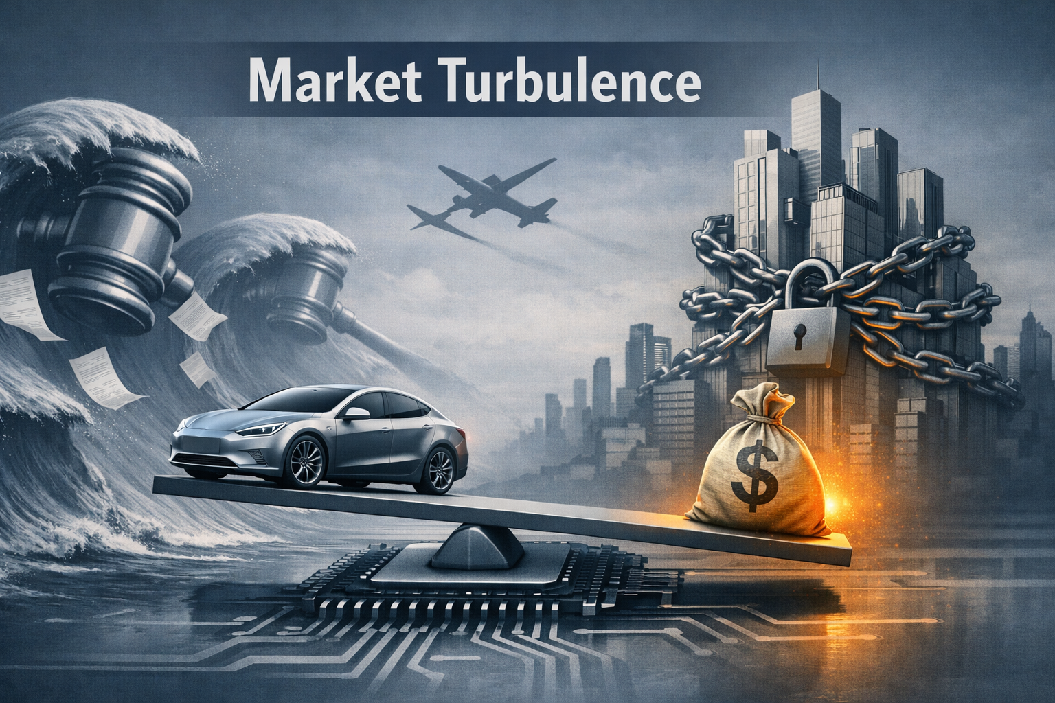 Litigation Waves, Cross‑Border Deals and Tech Scrutiny Drive Wednesday’s Market Chatter