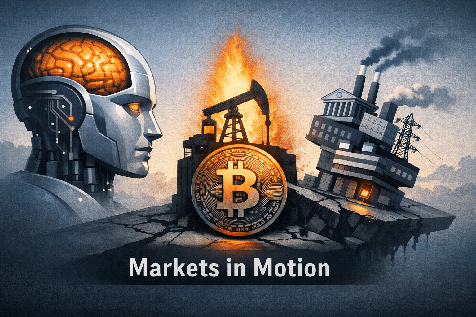 $BTC — AI, Oil and Institutional Crypto: Mixed Momentum Powers a Sector-Specific Market Rally episode artwork