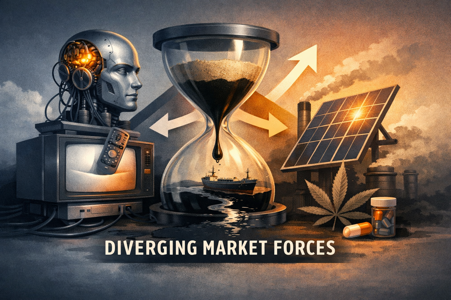 $NFLX — AI, Energy Tightness and Solar Supply Drive a Market of Divergent Movers — Netflix, Roku and Suniva Among Today's Standouts