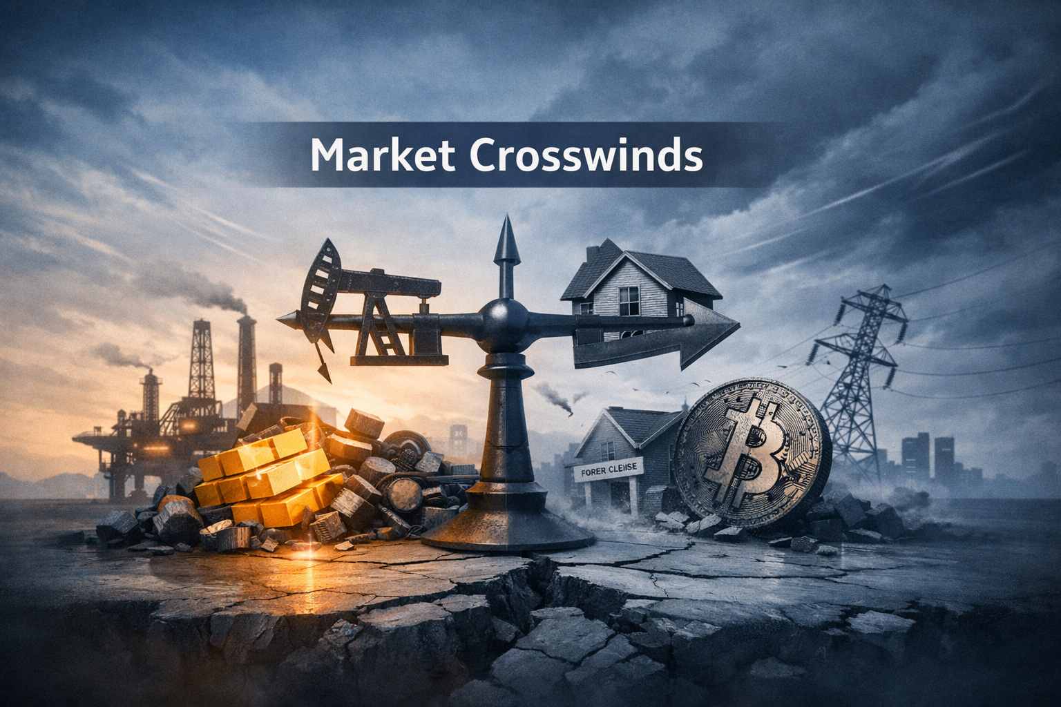 $BTC — Mixed Markets, Sector Divergence: Energy and Materials Lead While Real Estate and Crypto Face Fresh Headwinds episode artwork