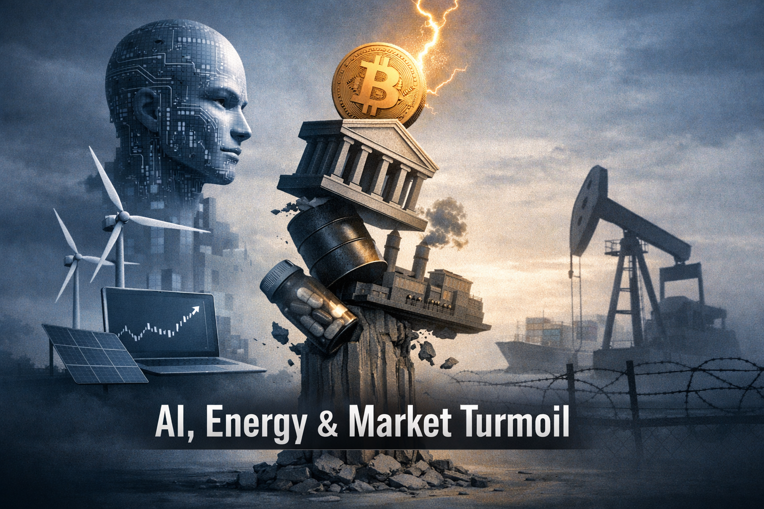 $BTC — AI, Energy Stress and Crypto Volatility: Tech Drives the Rally While Policy and Supply Risks Bite Other Sectors episode artwork
