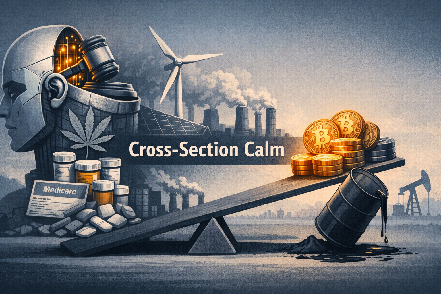Cross-Section Calm: AI, Renewables and Policy Drive Divergent Sector Moves on Jun 16 episode artwork