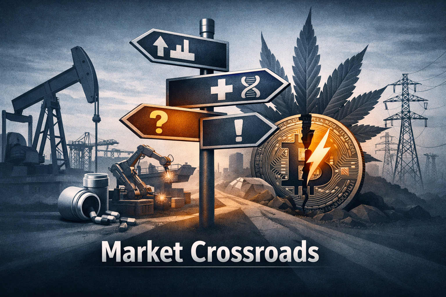 $MSOS $BTC — Mixed Signals, Big Catalysts: Energy, Industrials and Healthcare Lead; Legal and Policy Risk Cloud Cannabis, Crypto, Utilities