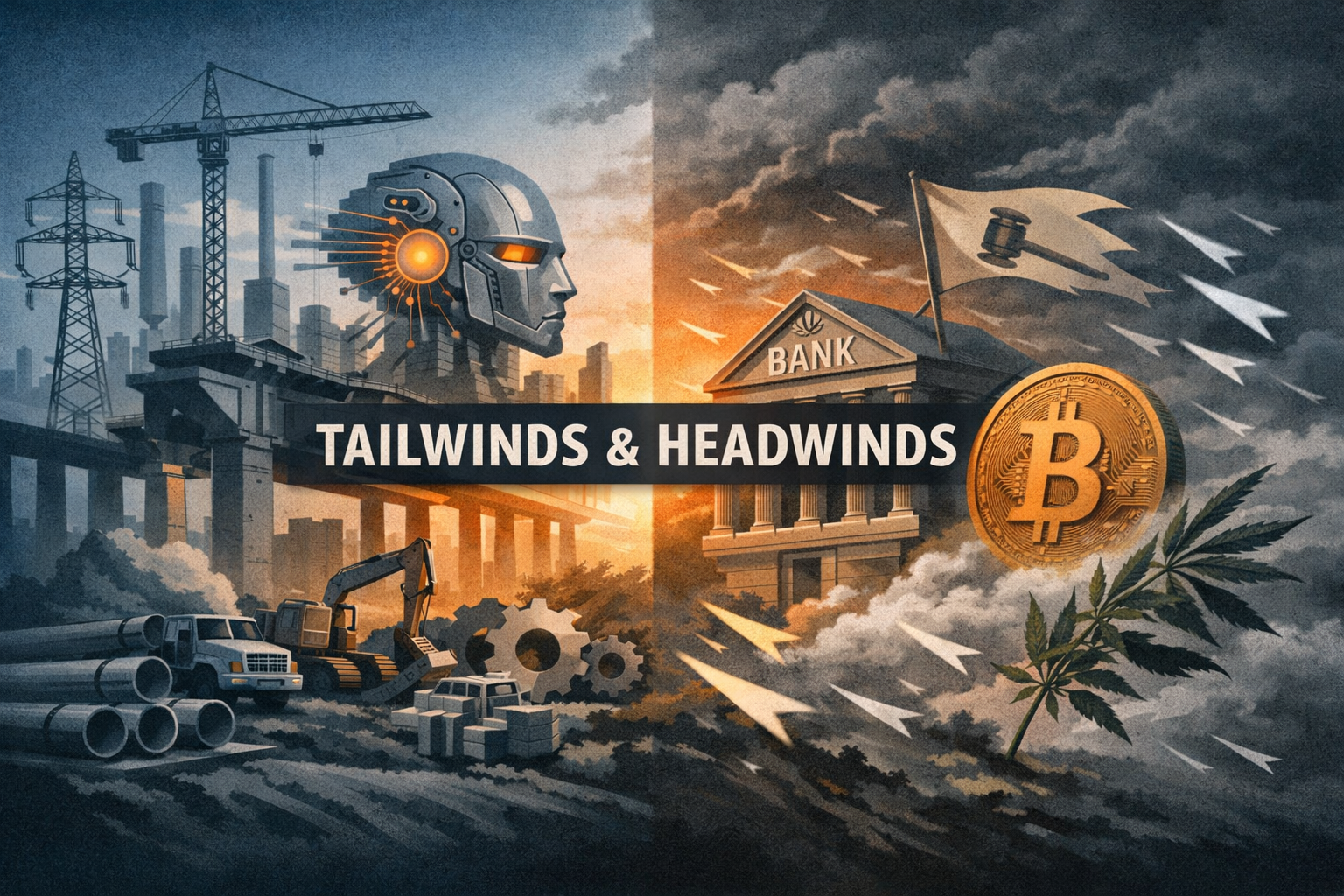 $BTC — Infrastructure, AI and Regulatory Crosswinds Define the Tape: Utilities, Industrials and Materials Lead While Banks and Crypto Face Headwinds