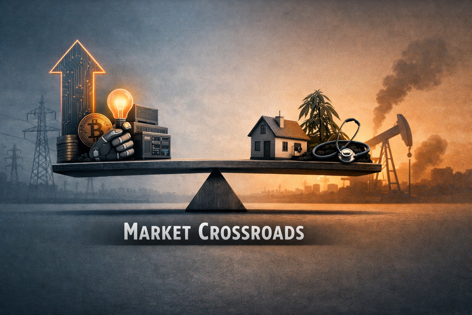 $MSOS $BTC — Markets Navigate Policy Shifts, AI Momentum and Energy Shock — Crypto, Tech and Utilities Lead; Cannabis, Real Estate and Healthcare Lag episode artwork