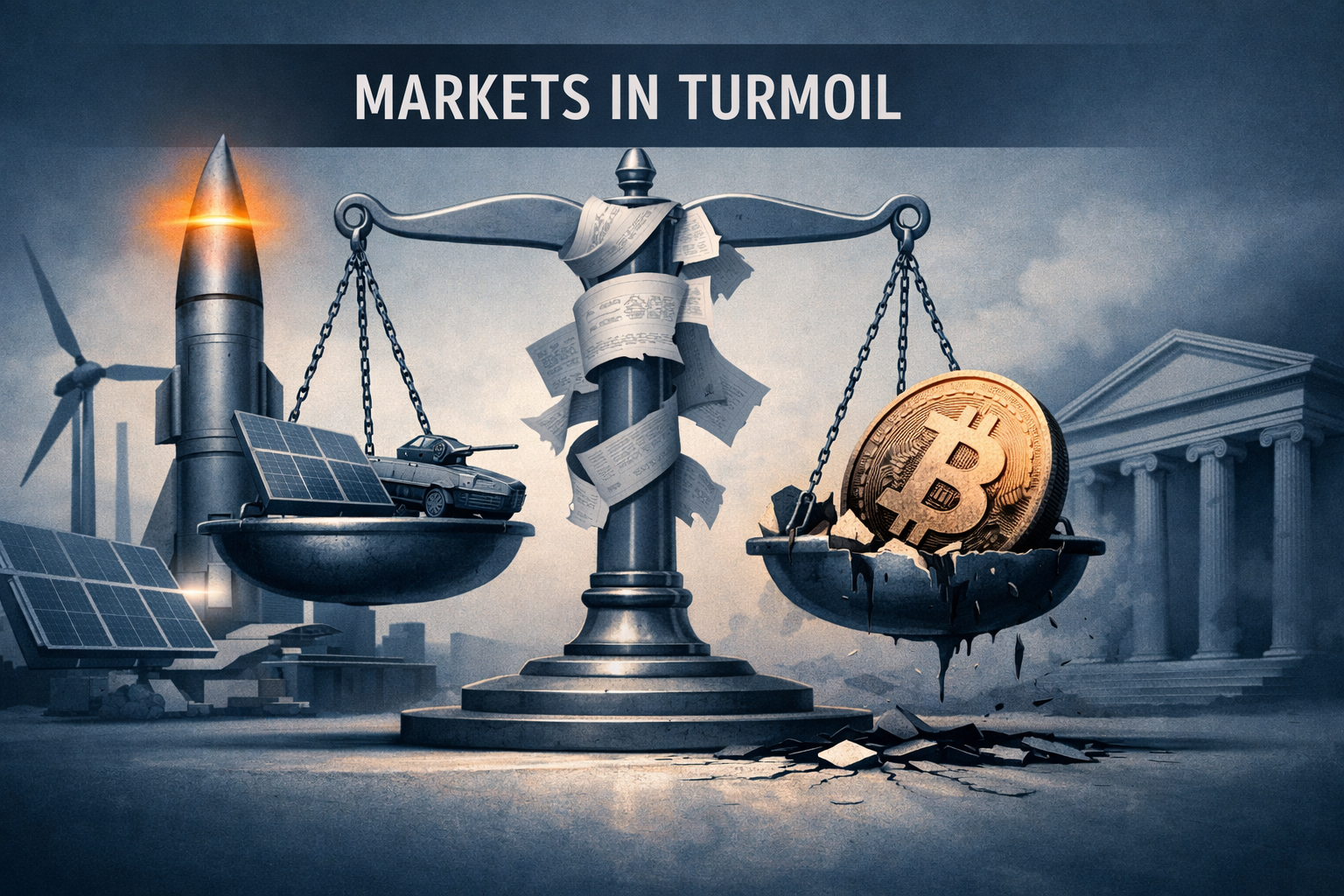 $BTC — Regulation and Real-Economy Flows Steal the Tape: Renewables and Defense Outperform as Crypto and Policy Risk Pressure Markets episode artwork